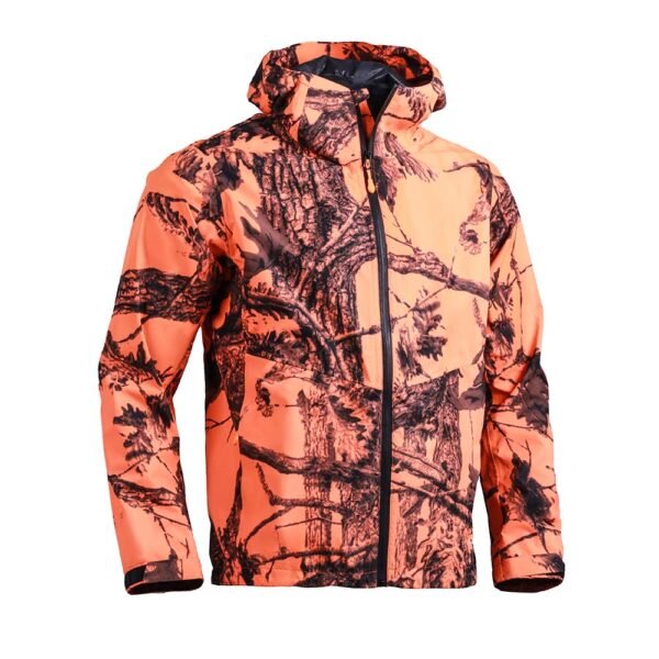 front side of Men's Hunting Jacket with Hi-Vis Camouflage