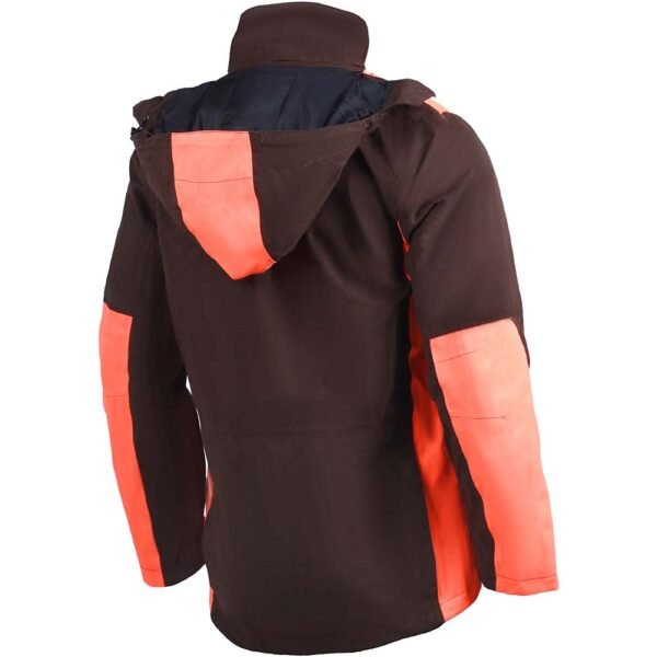 back side of Men's Hunting Jacket with Hi-Vis color