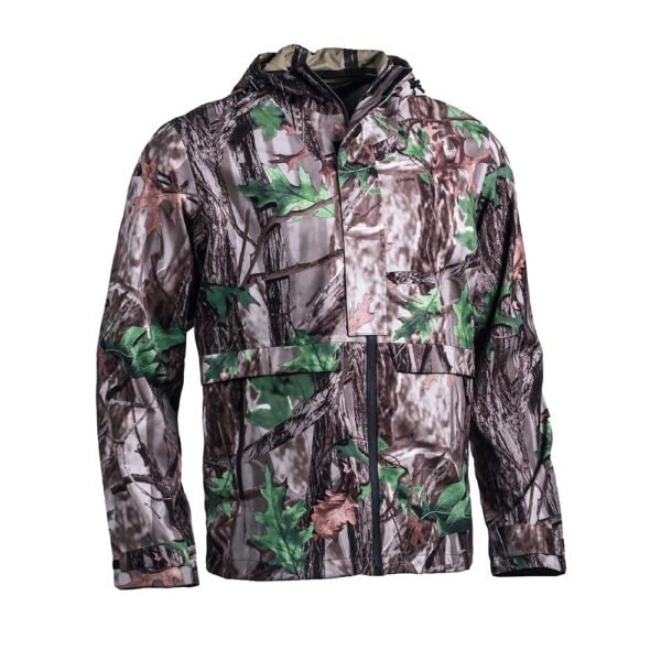 front side of Men's Hunting Jacket with waterproof taping