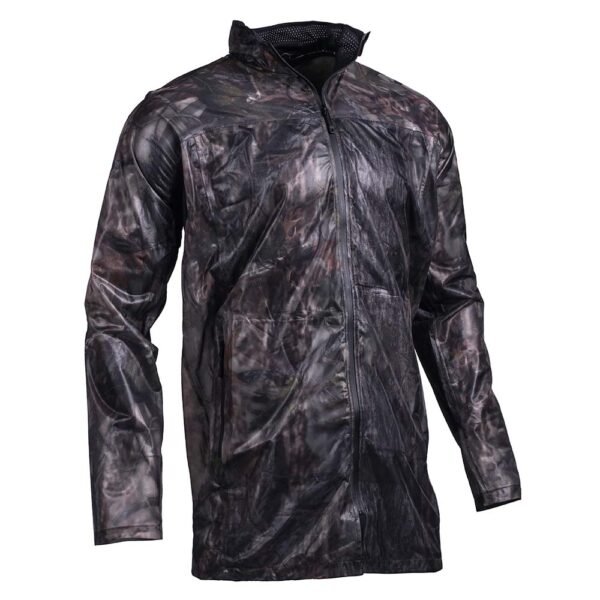 front side of Men's Hunting Raincoat with waterproof taping